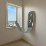 2PC S/S SINGLE ROBE HOOK