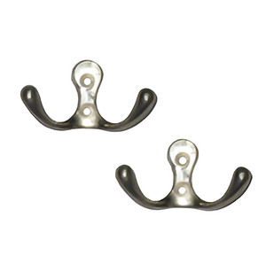 HA 2PCS DBL ROBE HOOK CP