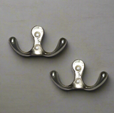 HA 2PCS DBL ROBE HOOK CP