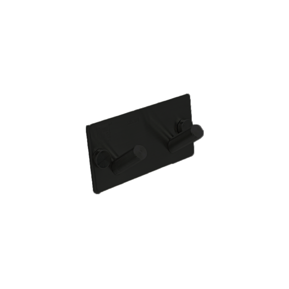 S/S 2 HOOK RACK BLACK
