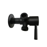 SUS 304 ANGLE VALVE 1/2x1/2x1/2 BLACK