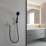 HDI-576 HANDSHOWER SET S/S HOSE BLACK