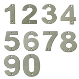 STAINLESS STEEL HOUSE NUMBER (3")