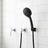 HDI-606 HANDSHOWER SET S/S HOSE BLACK