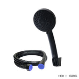 HDI-606 HANDSHOWER SET S/S HOSE BLACK