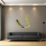 COAT & HAT HOOK SMALL BRASS PLATED