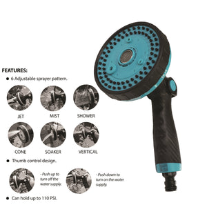 WIDE WATER HOSE SPRAYER