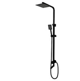 RAINFALL SHOWER SET W/ FAUCET BLACK TAP