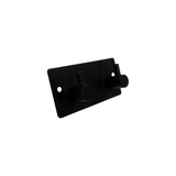 S/S DOUBLE COAT & HAT HOOK BLACK