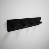 S/S 4 HOOK RACK BLACK