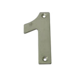 Stainless Steel House Number (3")