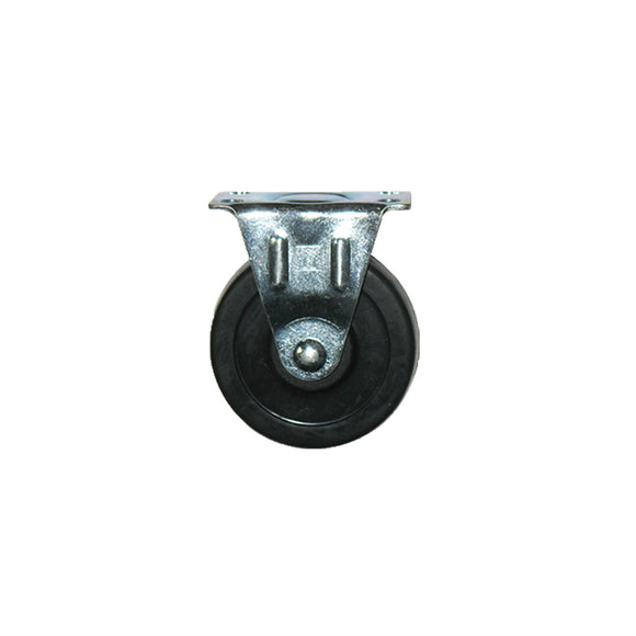 Fixed Rubber Wheel Caster