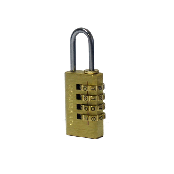 4-Dial Brass Combination Padlock