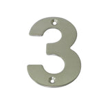 Stainless Steel House Number (3")