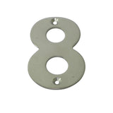 Stainless Steel House Number (3")