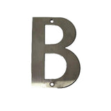 Stainless Steel House Letter (3")